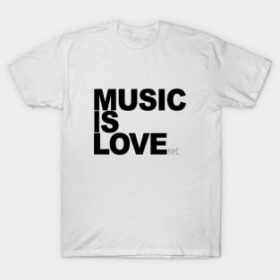musicISlove brand shwag T-Shirt